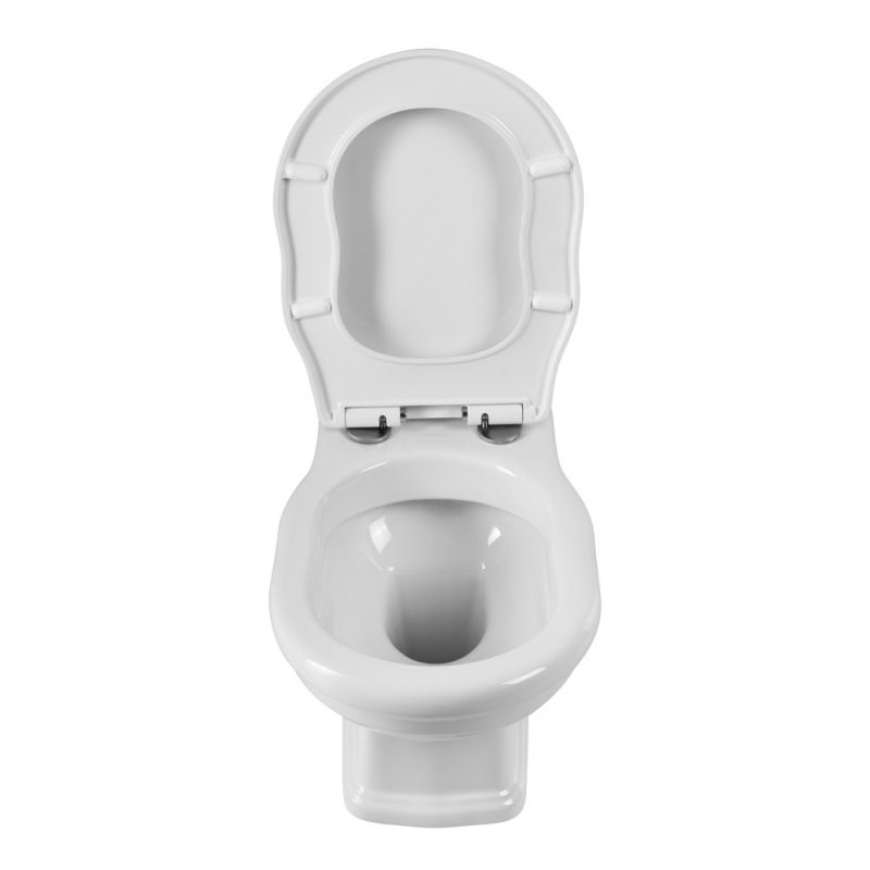 Сиденье дюропласт, soft close, металлическое крепление хром Belbagno BB115SC