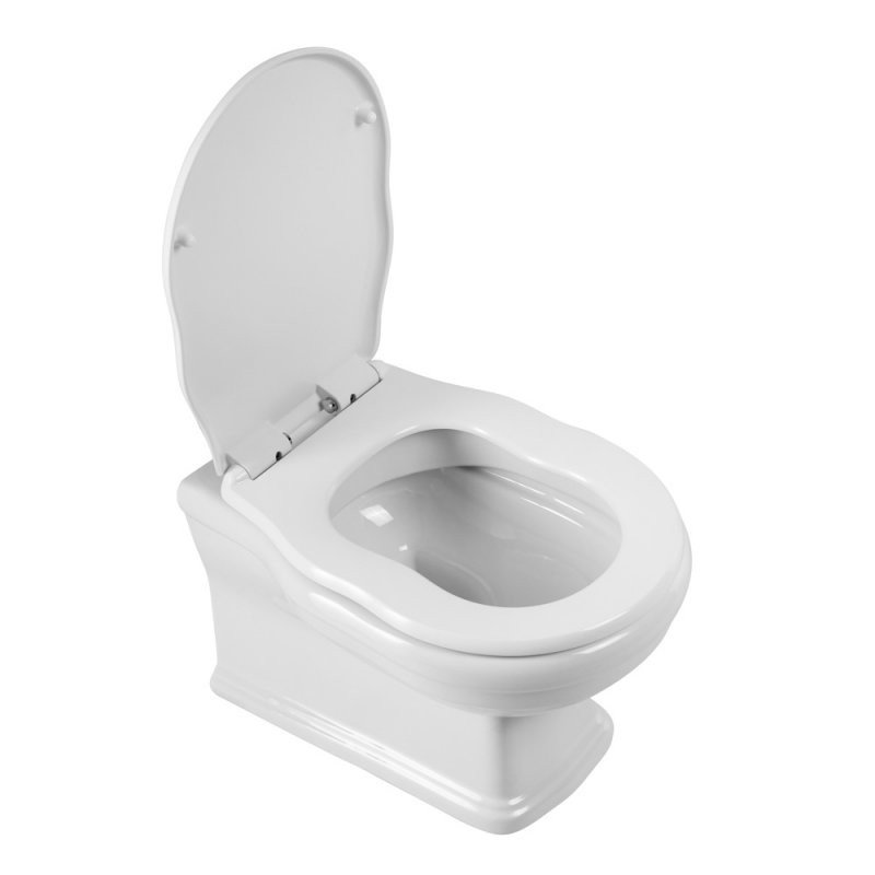 Сиденье дюропласт, soft close, металлическое крепление хром Belbagno BB115SC