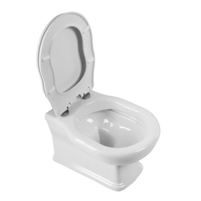 Сиденье дюропласт, soft close, металлическое крепление хром Belbagno BB115SC