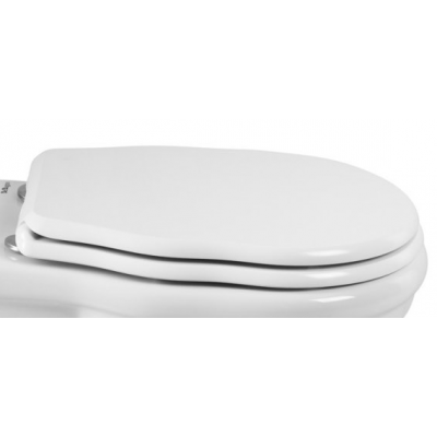 Сиденье дюропласт, soft close, металлическое крепление хром Belbagno BB115SC