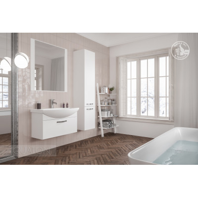 Тумба под раковину белая 80см AQUATON Ария 1A141701AA010
