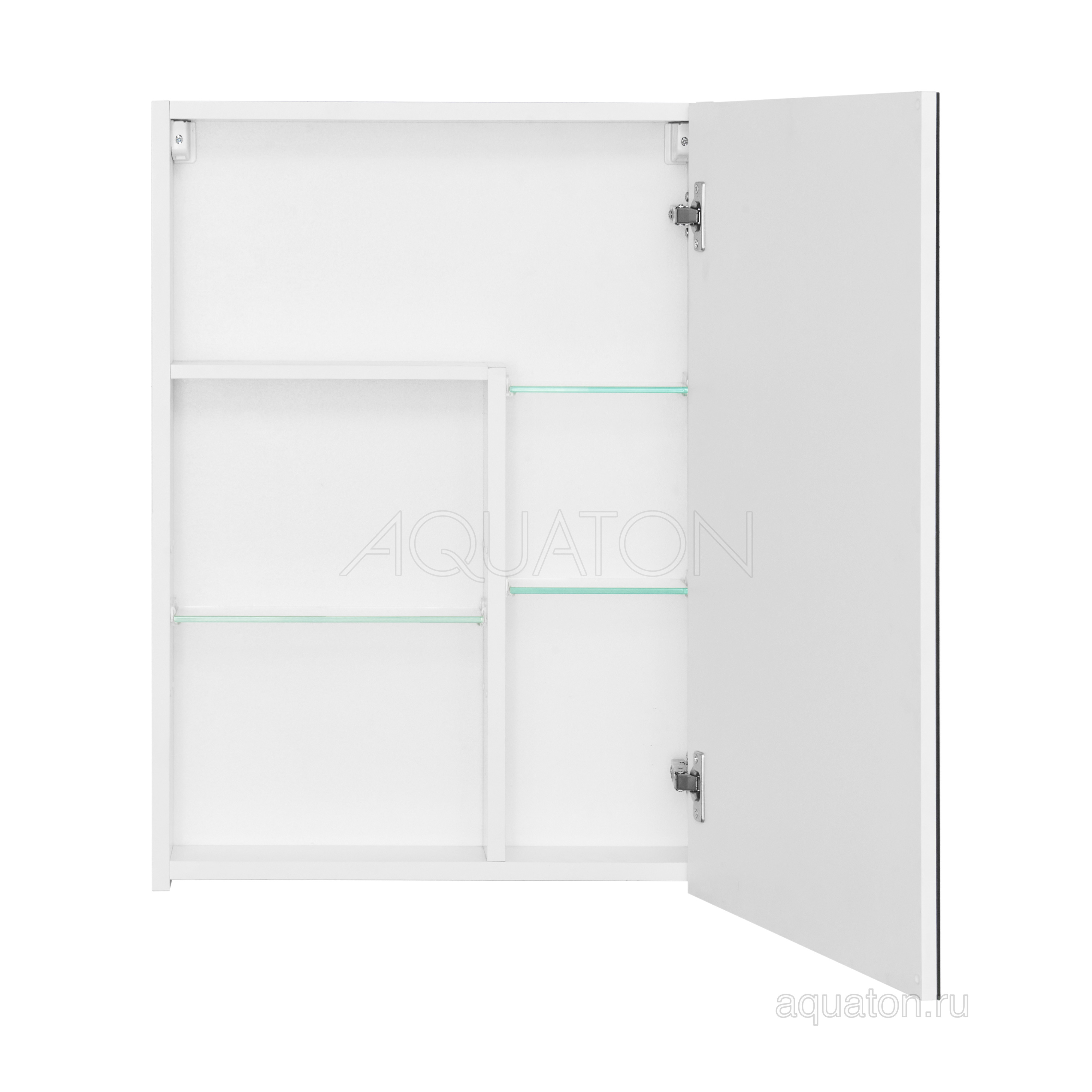 Зеркальный шкаф белый 50см Aquaton Асти 1A263302AX010