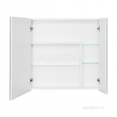 Зеркальный шкаф белый 70см Aquaton Асти 1A263402AX010