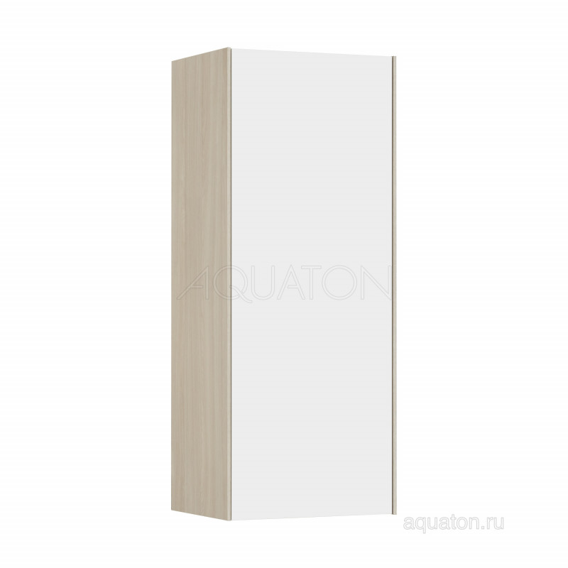 Шкаф-пенал подвесной белый/ясень Aquaton Асти 1A262903AX010