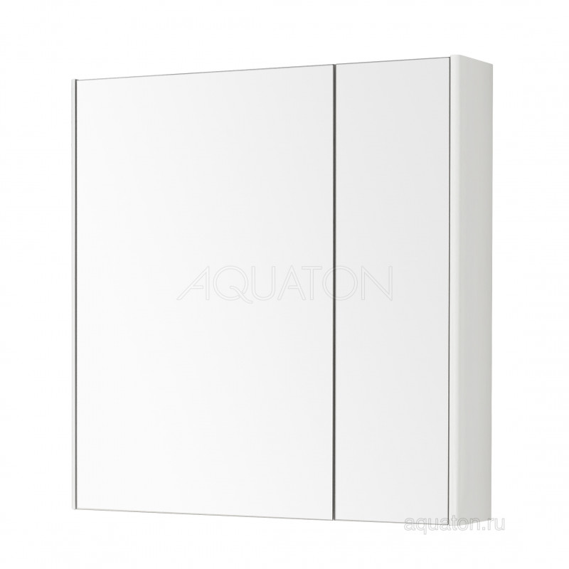 Зеркальный шкаф белый 80см Aquaton Беверли 1A237102BV010