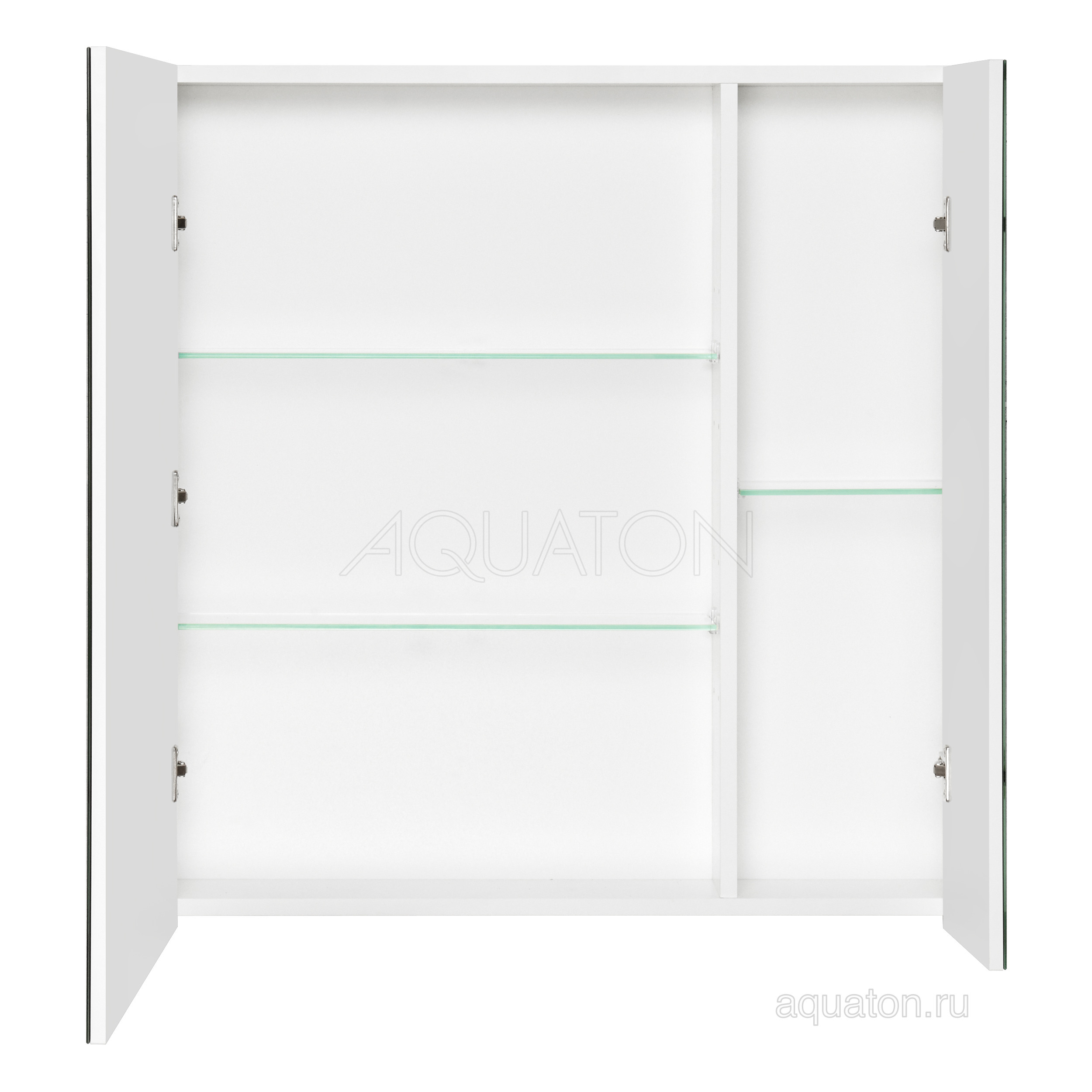Зеркальный шкаф белый 80см Aquaton Беверли 1A237102BV010