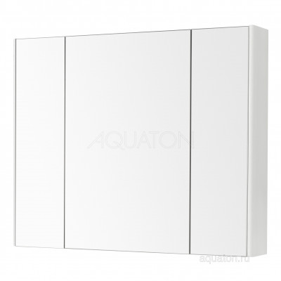 Зеркальный шкаф белый 100см Aquaton Беверли 1A237202BV010