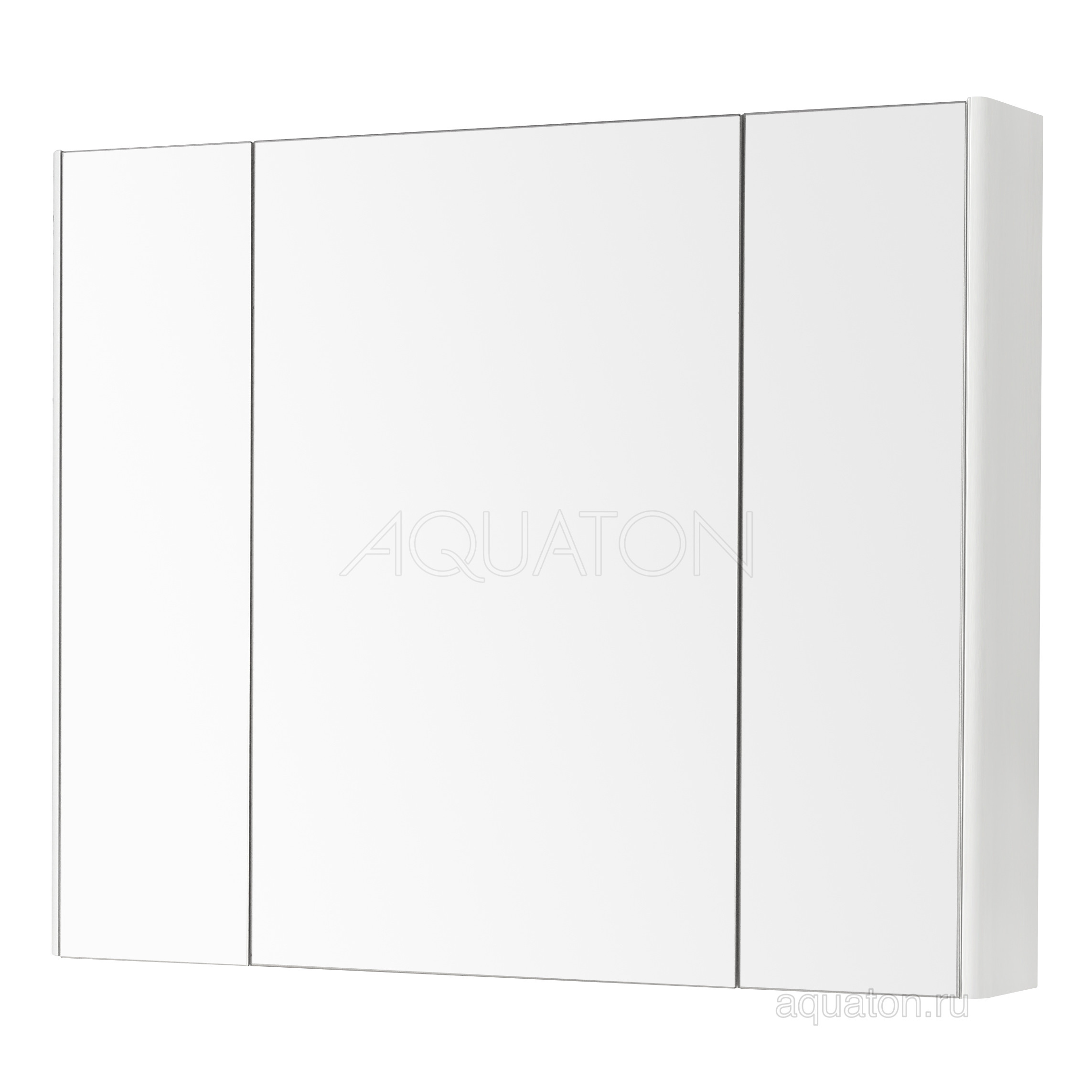 Зеркальный шкаф белый 100см Aquaton Беверли 1A237202BV010