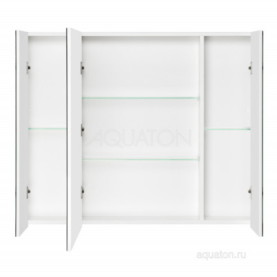 Зеркальный шкаф белый 100см Aquaton Беверли 1A237202BV010