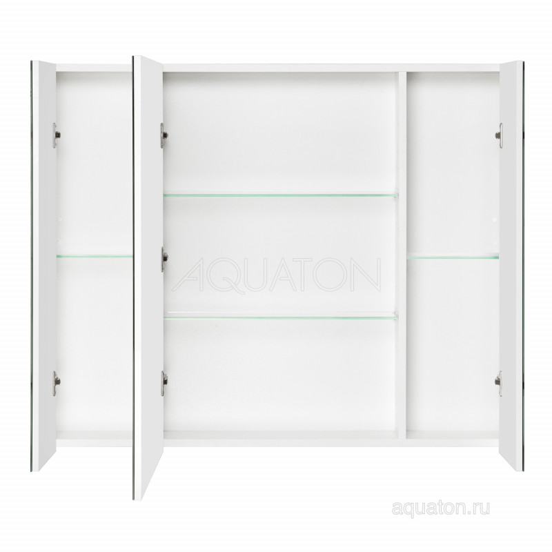Зеркальный шкаф белый 100см Aquaton Беверли 1A237202BV010