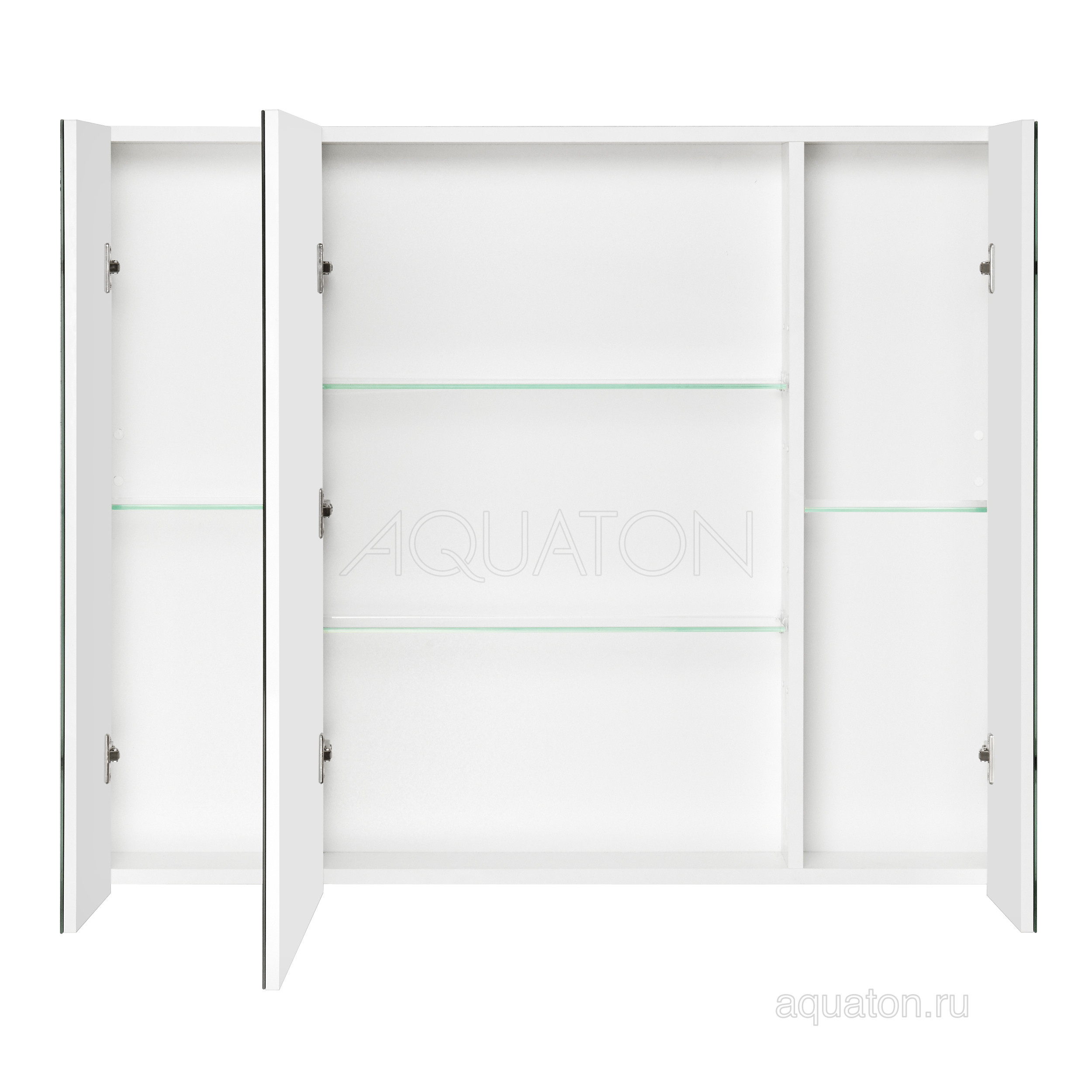 Зеркальный шкаф белый 100см Aquaton Беверли 1A237202BV010