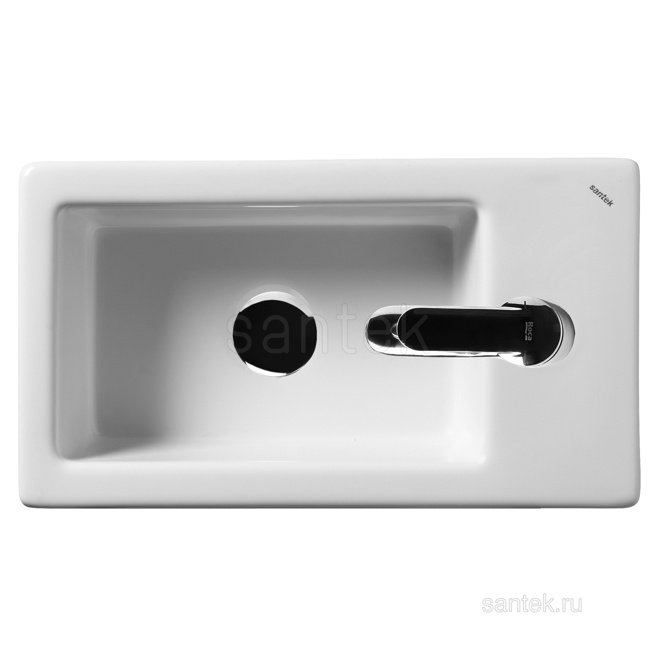 Раковина мебельная белая 46см Santek Эрис 1WH301972