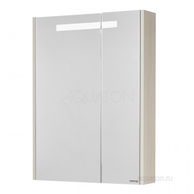 Зеркальный шкаф белый/ясень 60см Aquaton Верди 1A206902VDAV0