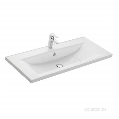 Раковина мебельная белая 100см Aquaton Айрис 1A723031AG010