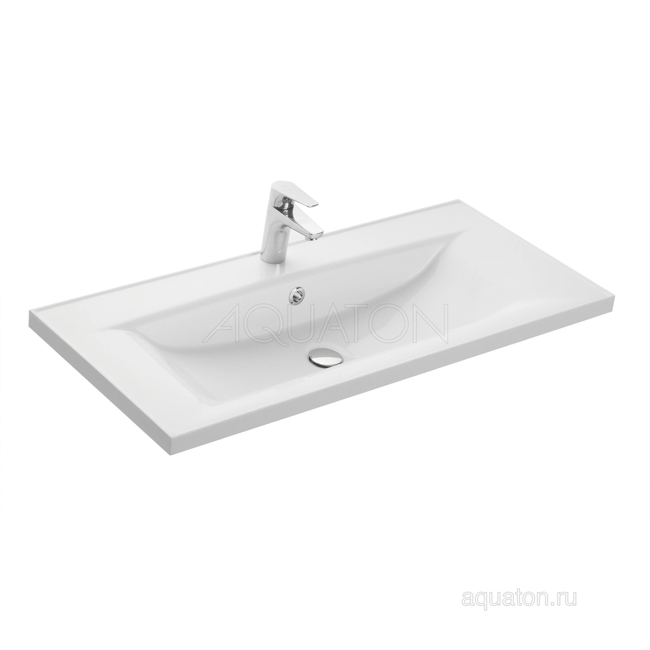Раковина мебельная белая 100см Aquaton Айрис 1A723031AG010