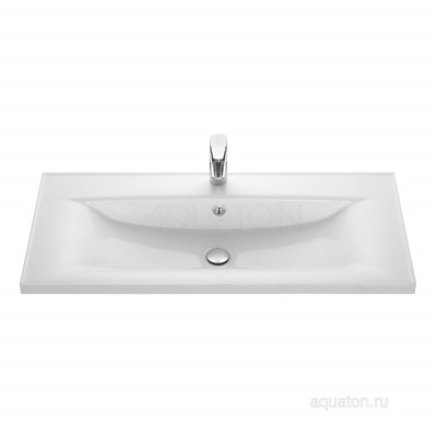 Раковина мебельная белая 100см Aquaton Айрис 1A723031AG010