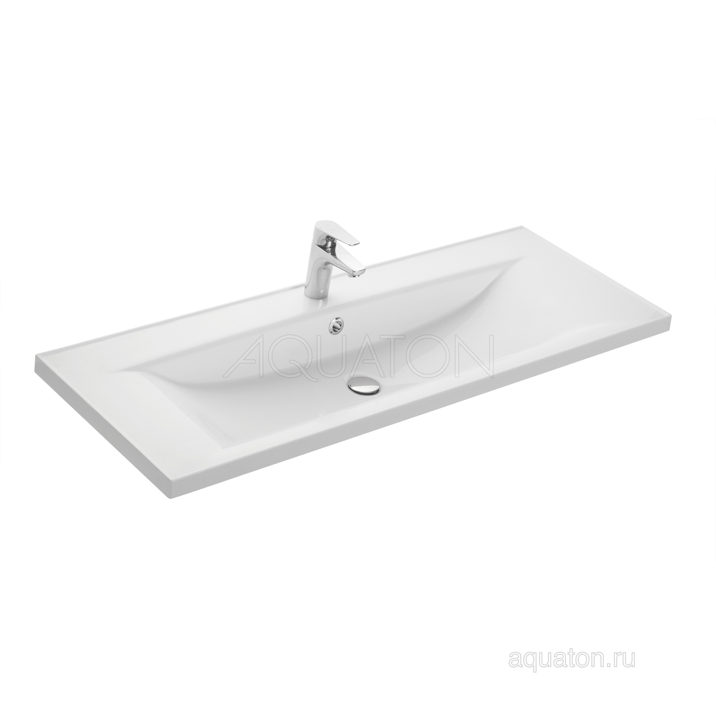 Раковина мебельная белая 120см Aquaton Айрис 1A729631AG010
