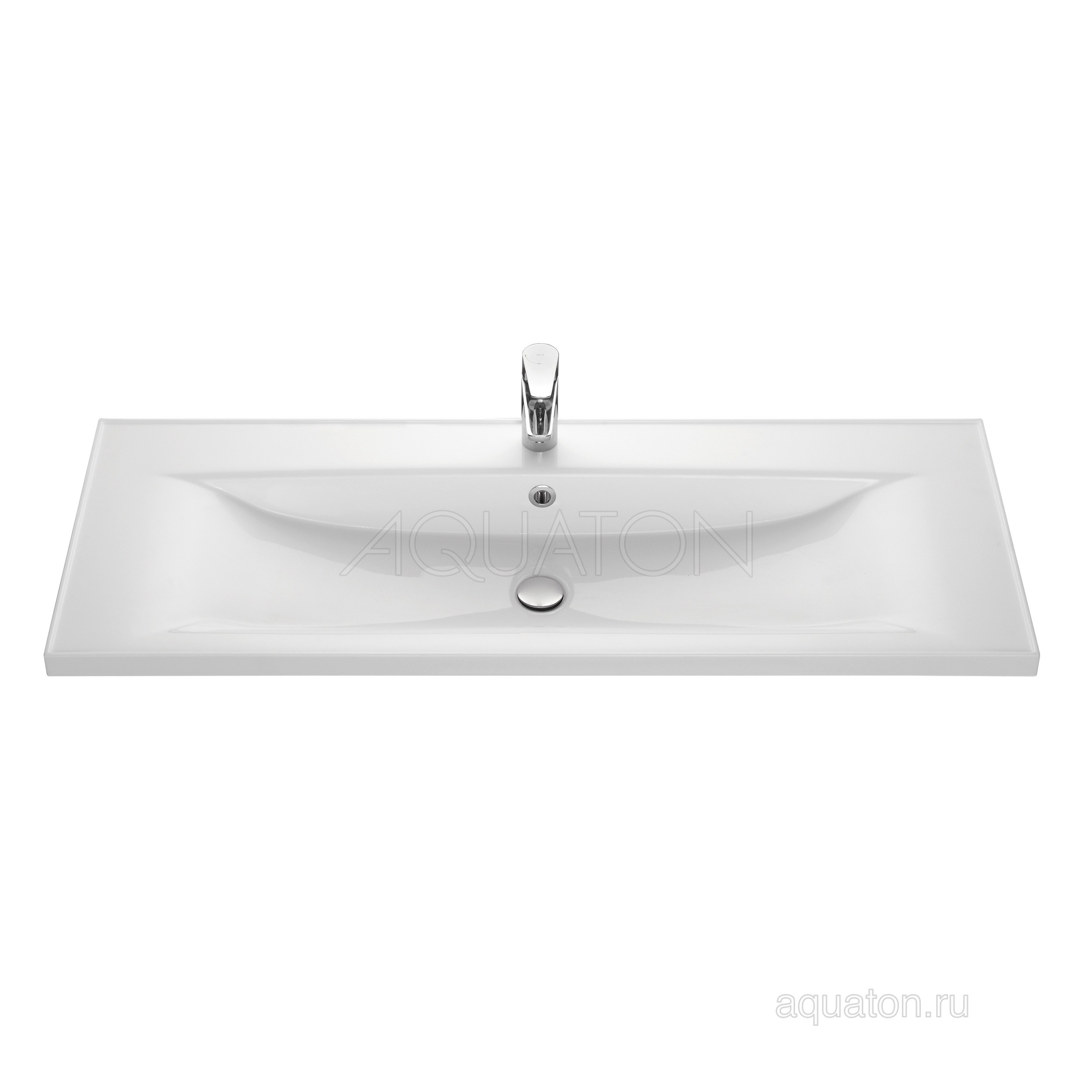 Раковина мебельная белая 120см Aquaton Айрис 1A729631AG010