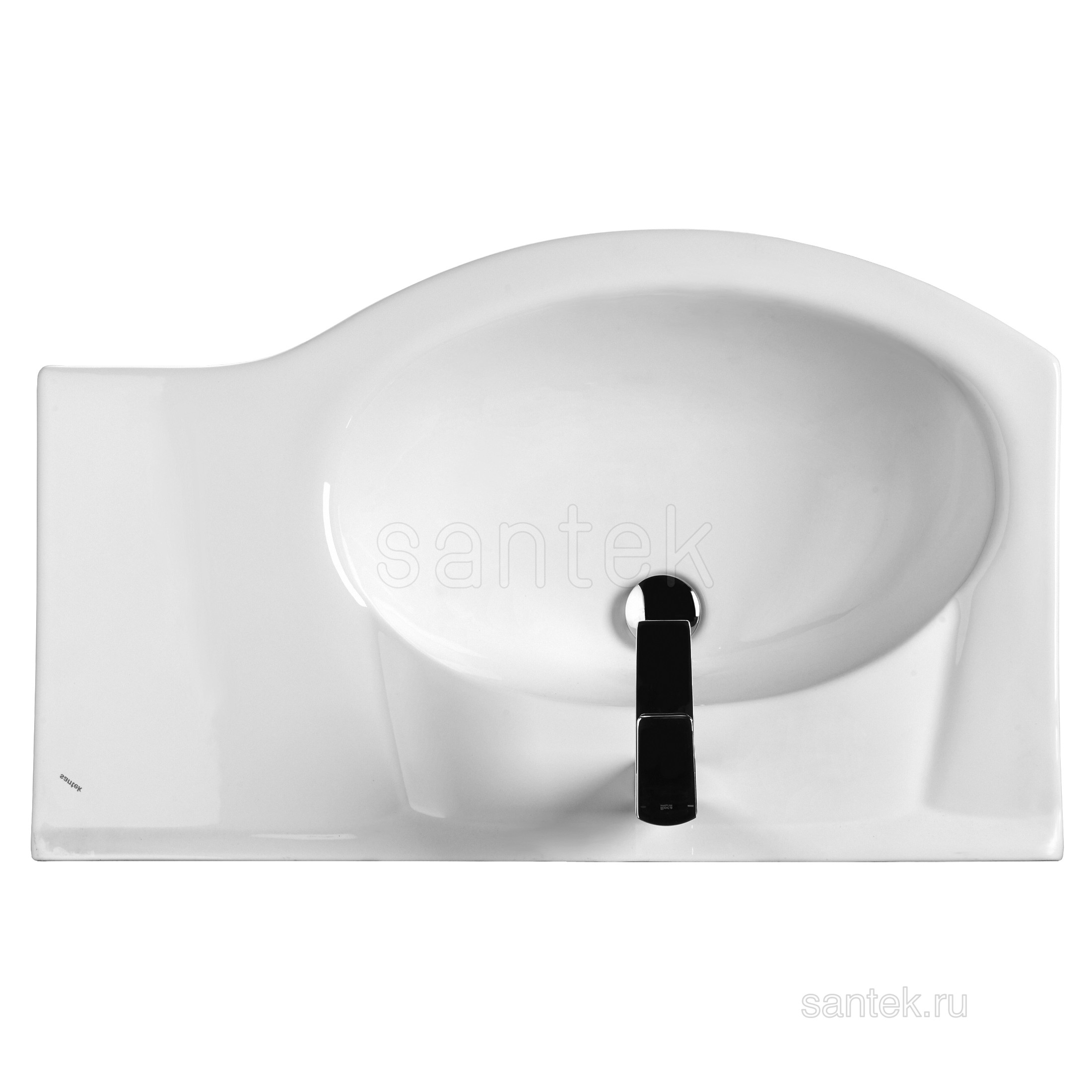 Раковина мебельная белая 83см Santek Коралл 1WH110228