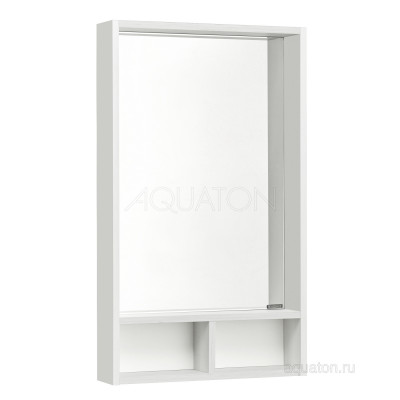 Зеркальный шкаф белый 50см Aquaton Йорк 1A170002YOAY0
