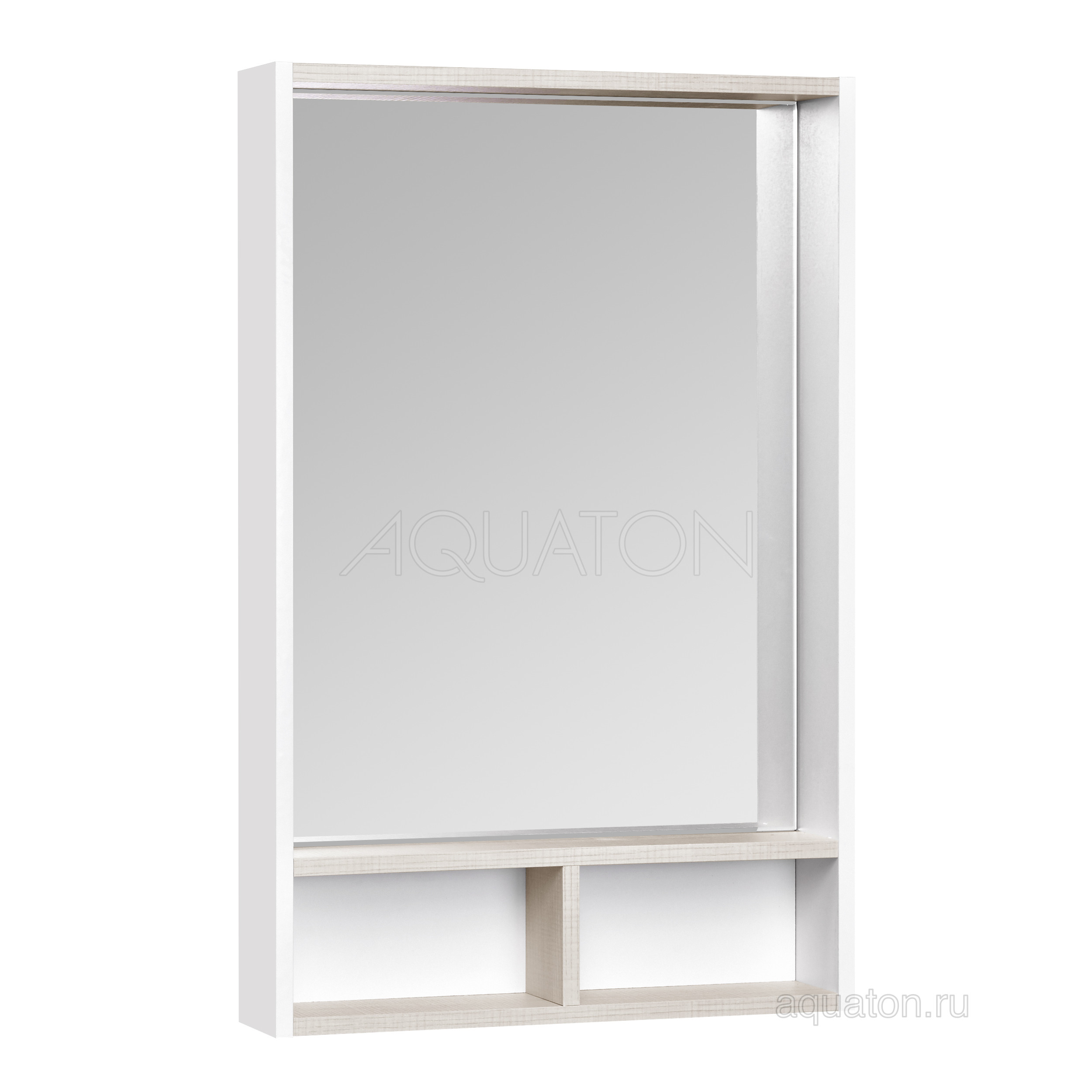 Зеркальный шкаф белый 55см Aquaton Йорк 1A173202YOAV0