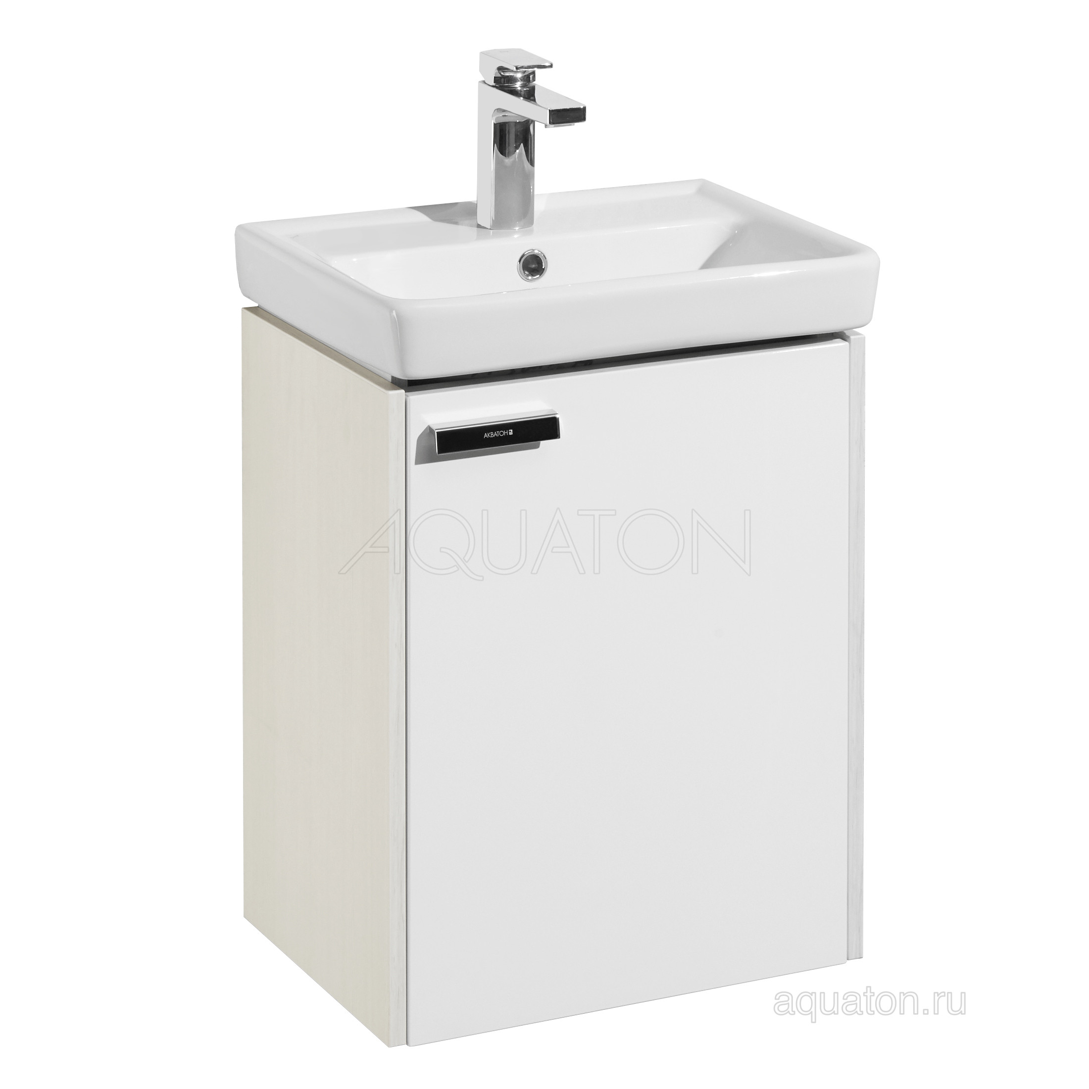Тумба под раковину белая 50см AQUATON Йорк 1A170901YOAY0