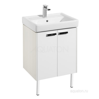 Тумба под раковину белая 60см AQUATON Йорк 1A170201YOAY0