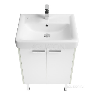 Тумба под раковину белая 60см AQUATON Йорк 1A170201YOAY0