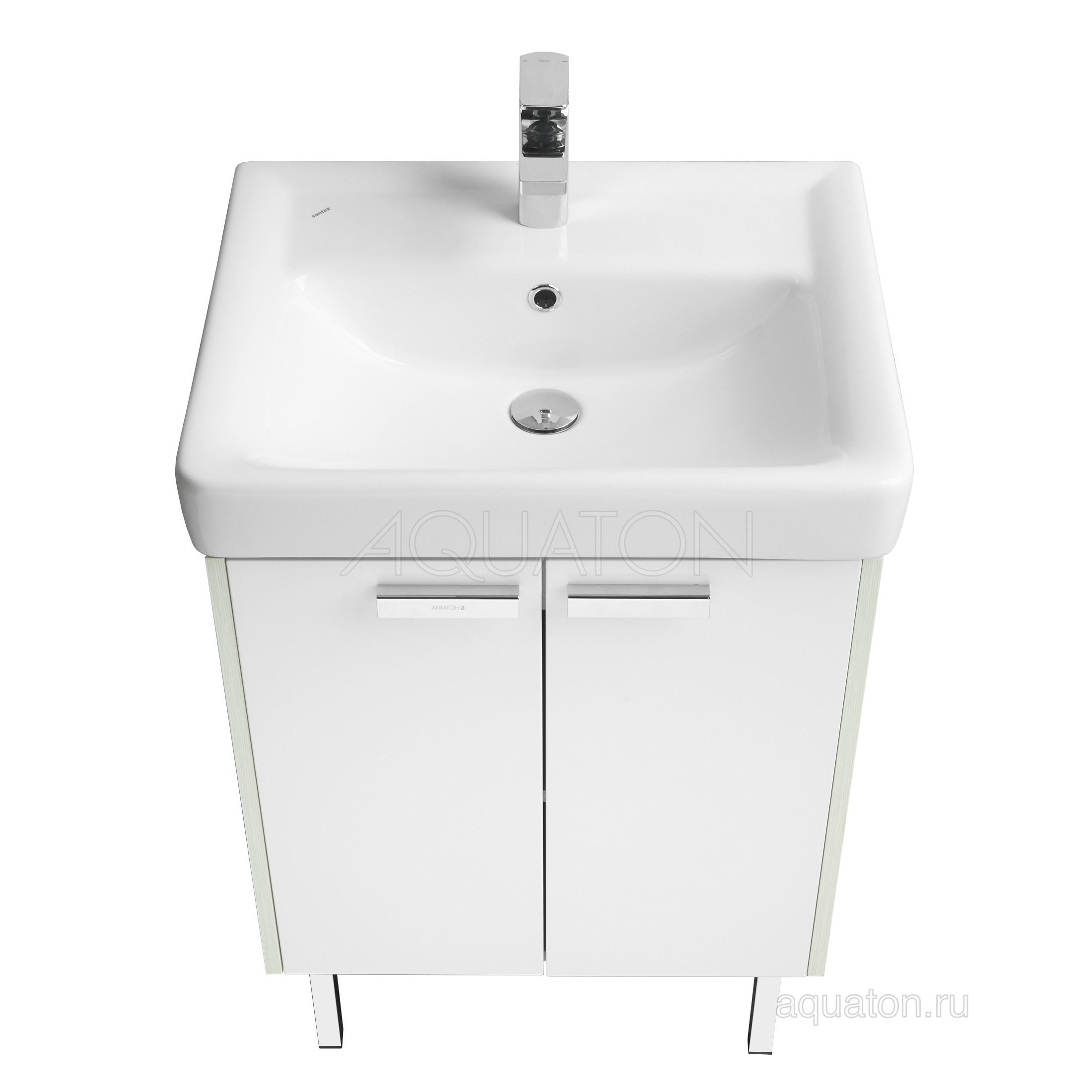 Тумба под раковину белая 60см AQUATON Йорк 1A170201YOAY0