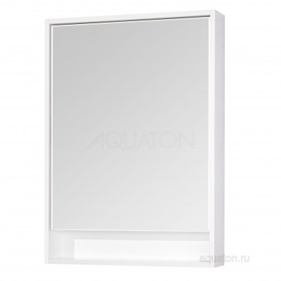 Зеркальный шкаф белый 60см Aquaton Капри 1A230302KP010