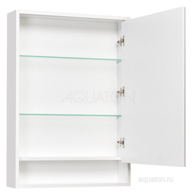 Зеркальный шкаф белый 60см Aquaton Капри 1A230302KP010