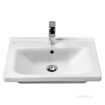 Раковина мебельная белая 60см Santek Миранда 1WH302421