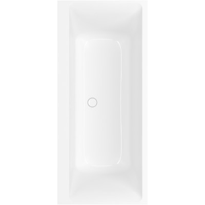Ванна 170x75см Villeroy&Boch Subway 3.0 Stone White, слив Stone White, перелив хром, UBQ170SBW2DV-RW