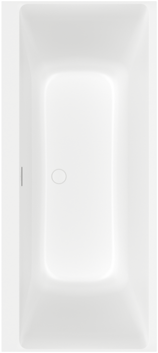 Ванна 180x80см Villeroy&Boch Subway 3.0 Альпийский белый, система наполнения на дне SilentFlow, слив белый, перелив хром