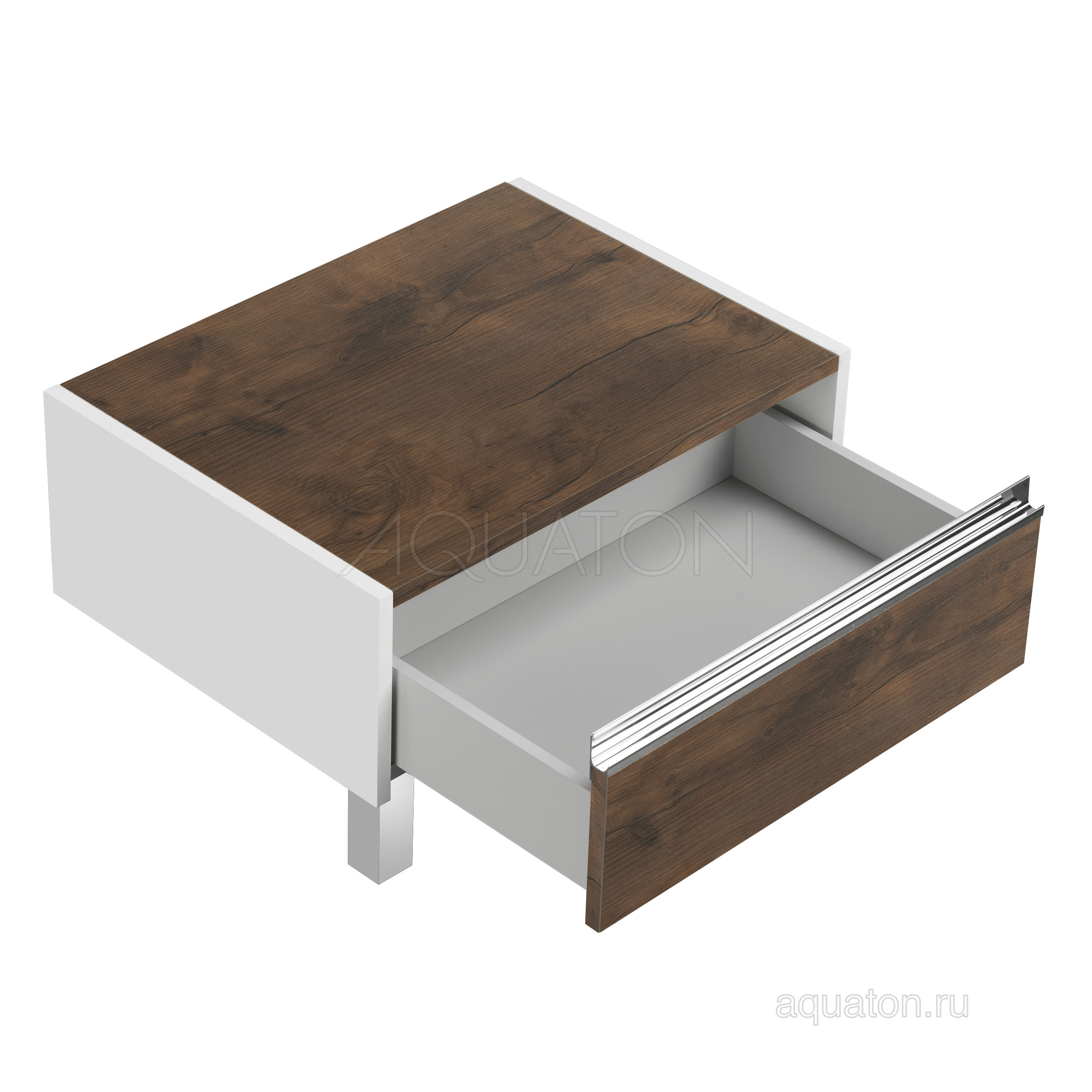 Комод белый/таксония 60см Aquaton Капри 1A231003KPDB0