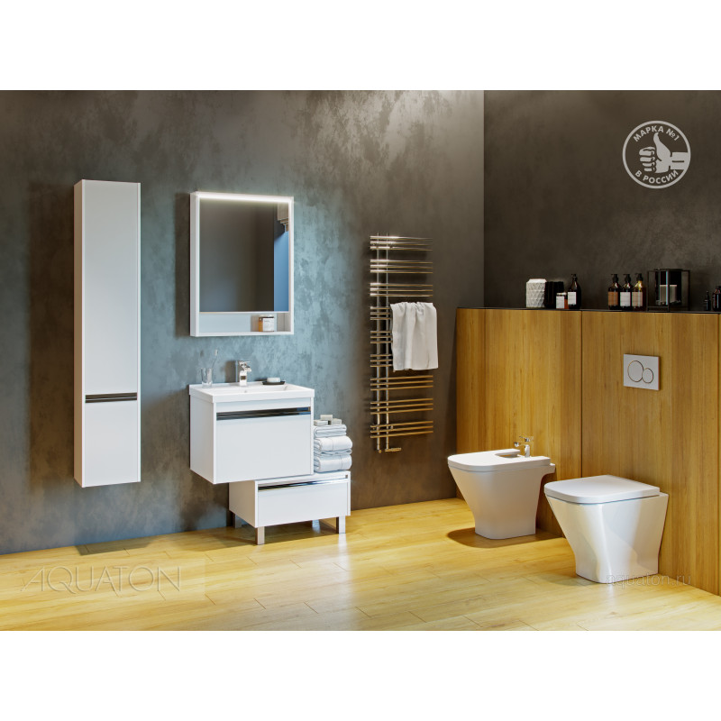Комод  белый 80см Aquaton Капри 1A231103KP010