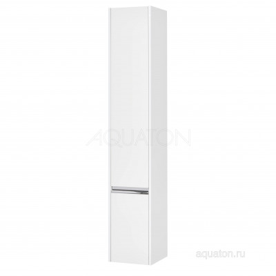 Шкаф-пенал подвесной белый левый Aquaton Капри 1A230503KP01L