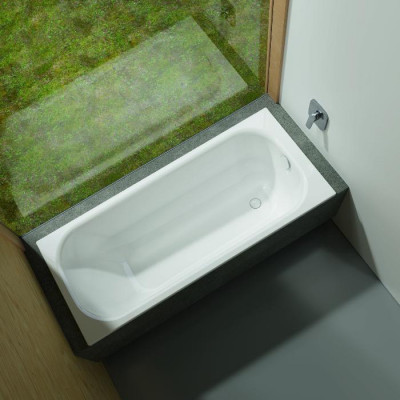 Ванна 160x70x42см BetteForm с шумоизоляцией, BetteАнтислип и BetteGlasur® Plus, белая глянцевая, 2942-000 AR PLUS AD
