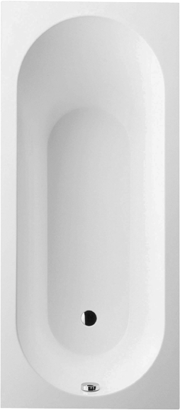 Ванна 160x75см Villeroy&Boch Oberon Альпийский белый, с ножками, UBQ160OBE2V-01