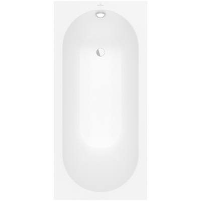 Ванна 160x75см Villeroy&Boch Oberon Stone White, с ножками, UBQ160OBE2V-RW