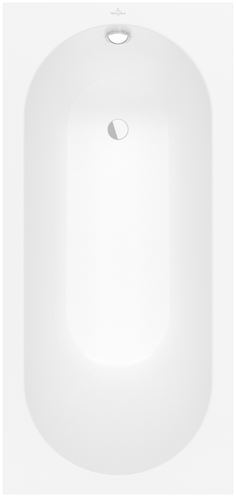 Ванна 170x70см Villeroy&Boch Oberon Stone White, с ножками, UBQ177OBE2V-RW