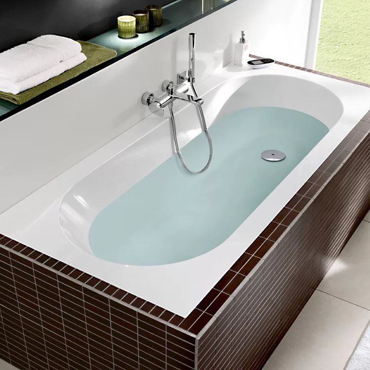 Ванна 170x75см Villeroy&Boch Oberon Альпийский белый, с ножками, UBQ170OBE2V-01