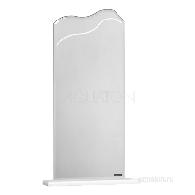 Зеркало белое левое 45см Aquaton Колибри 1A065302KO01L