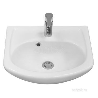 Раковина мебельная белая 45см Santek Азов 1WH112449