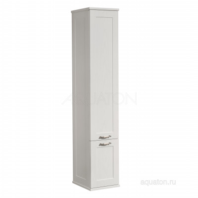 Шкаф-пенал подвесной дуб белый Aquaton Леон 1A186503LBPS0