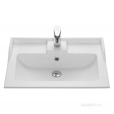 Раковина мебельная белая 65см Aquaton Фабиа 1A708731FB010