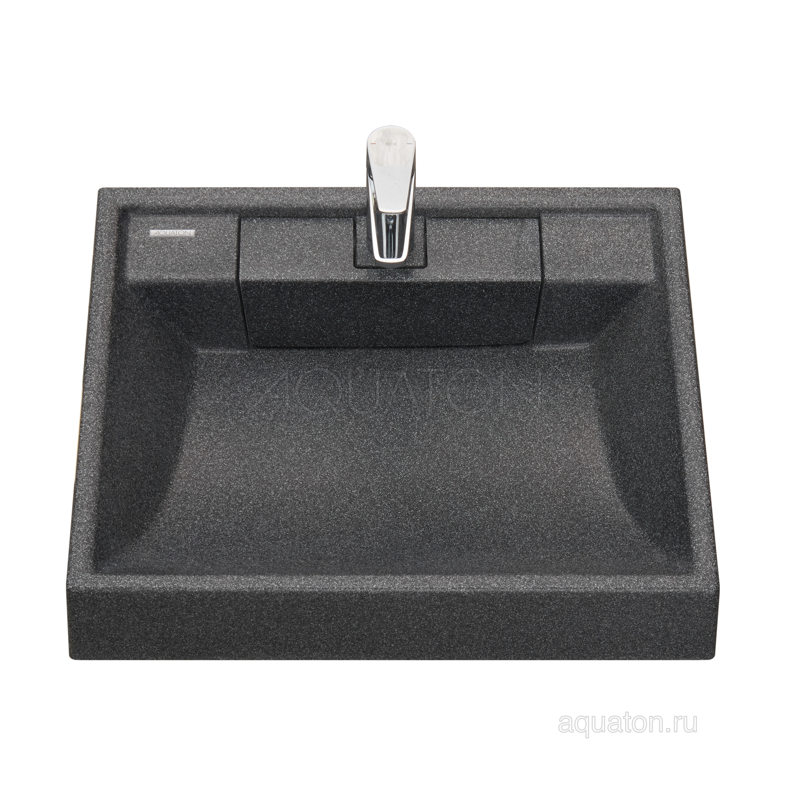 Раковина мебельная графит 60см Aquaton Рейн 1A72103KRW210