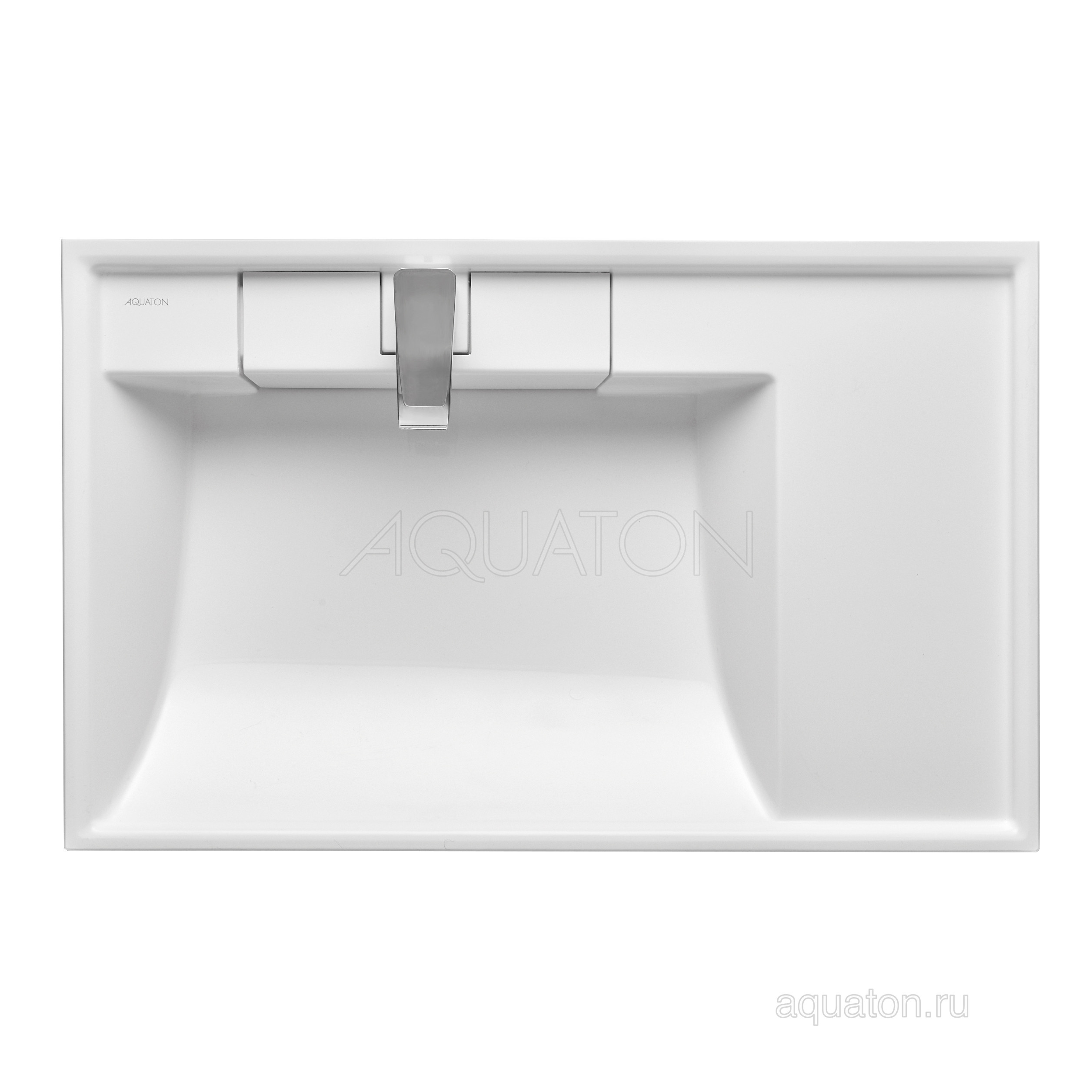 Раковина мебельная белая 80см Aquaton Рейн 1A72113KRW010