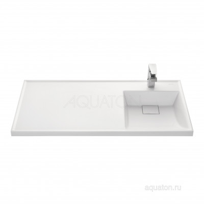 Раковина мебельная белая правая 105см Aquaton Лондри 1A72223KLH010
