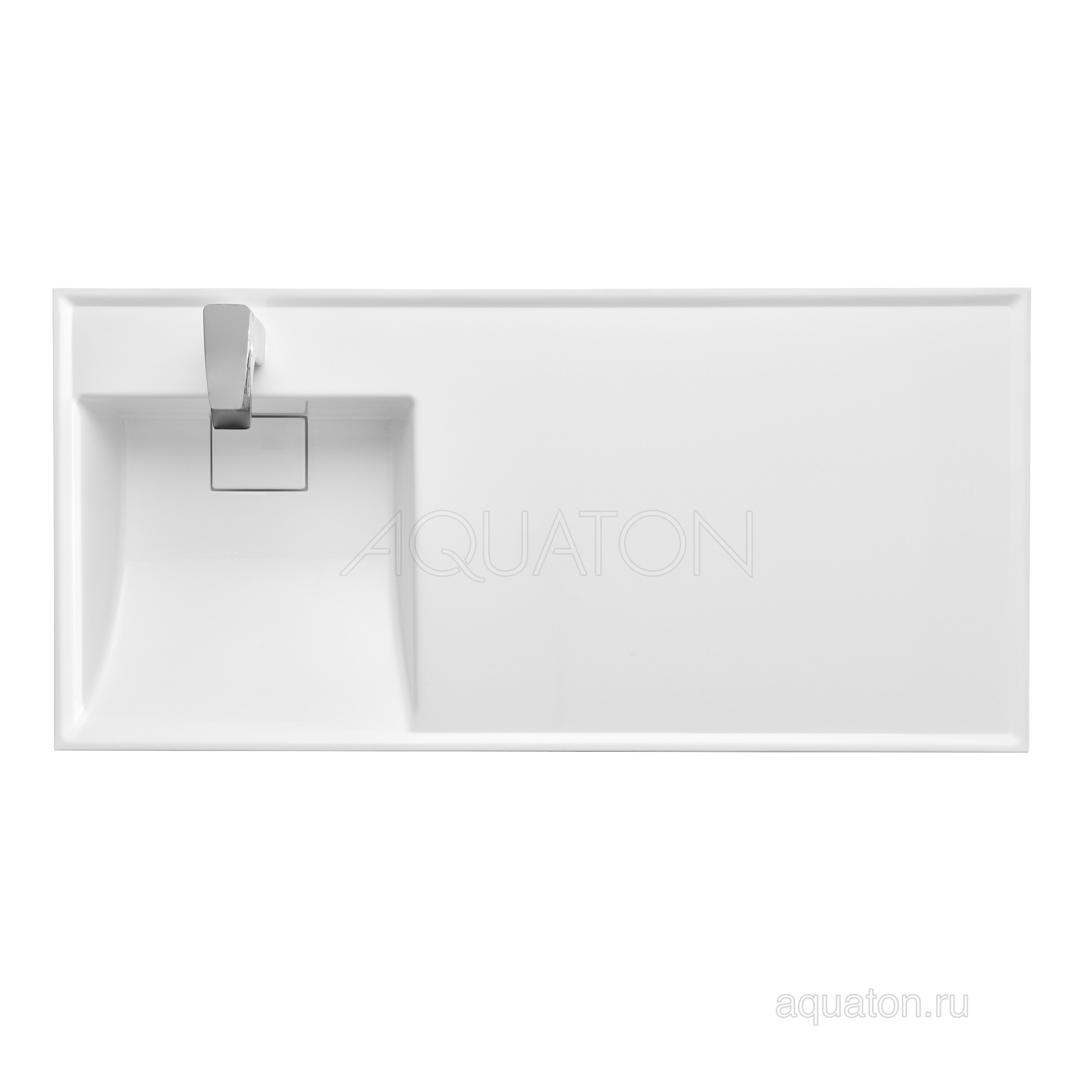 Раковина мебельная белая левая 105см Aquaton Лондри 1A72833KLH01L